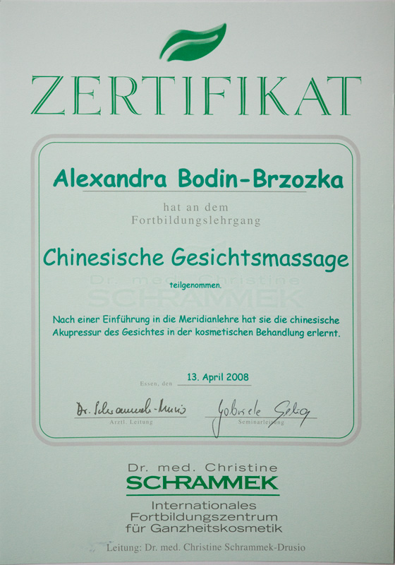 Chinesische Gesichtsmassage