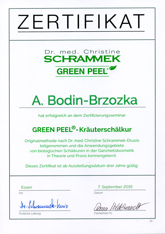 Green Peel Kräuterschälkur